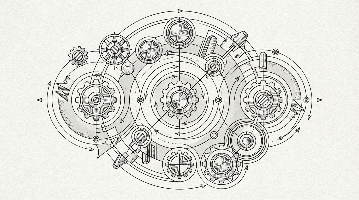 Information flowing through clean organized AI data pipelines