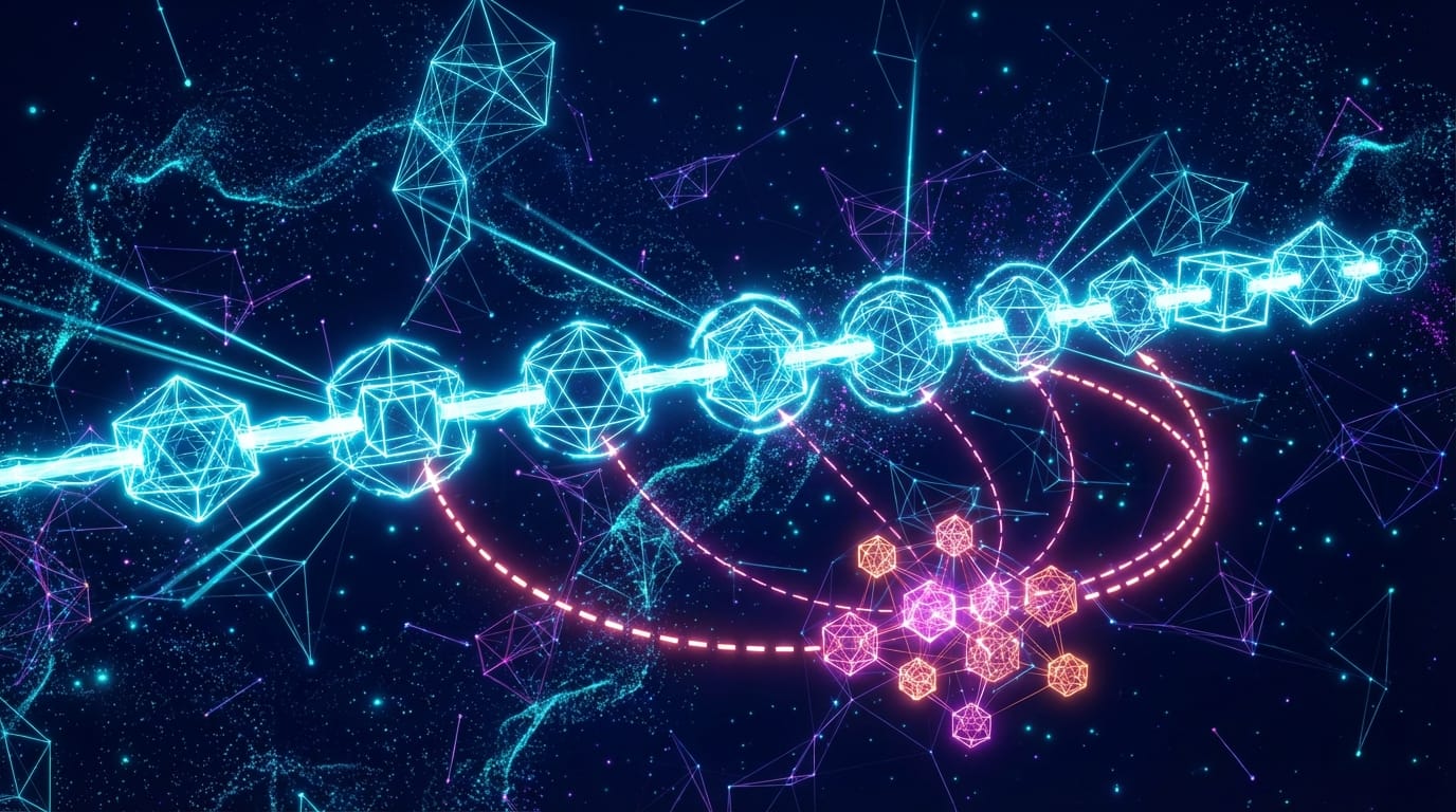 AI pipeline recovery system — main completion-triggered flow with circular watchdog recovery cron monitoring for stuck stages
