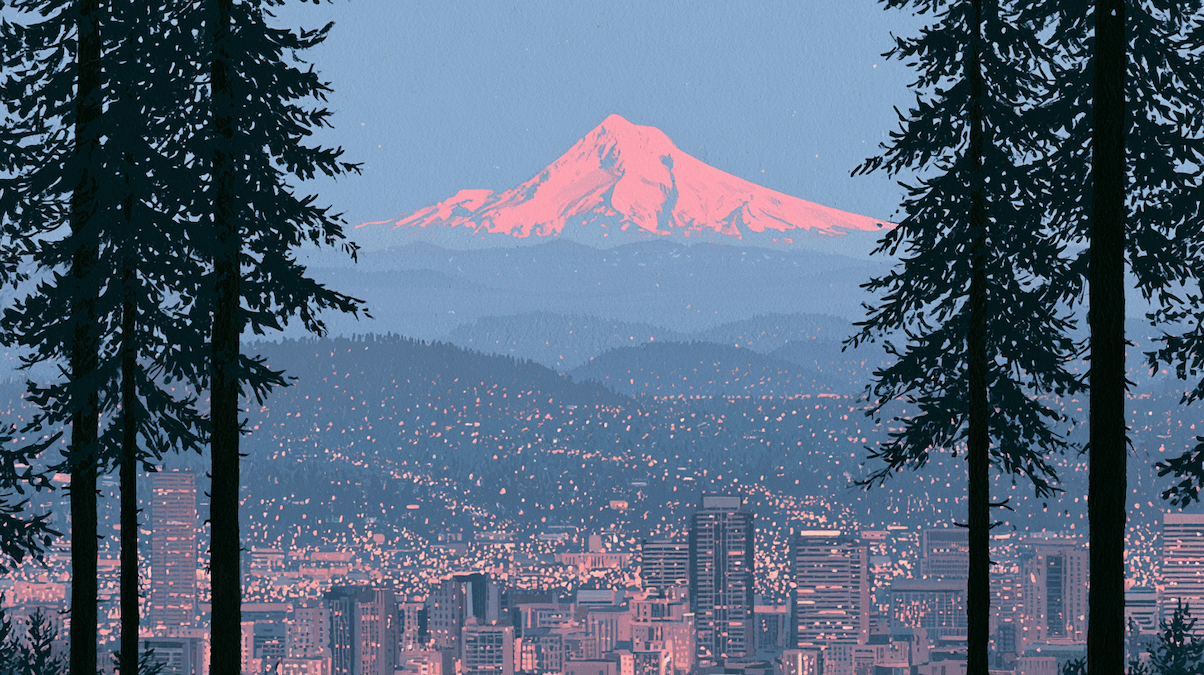 mt hood pastels